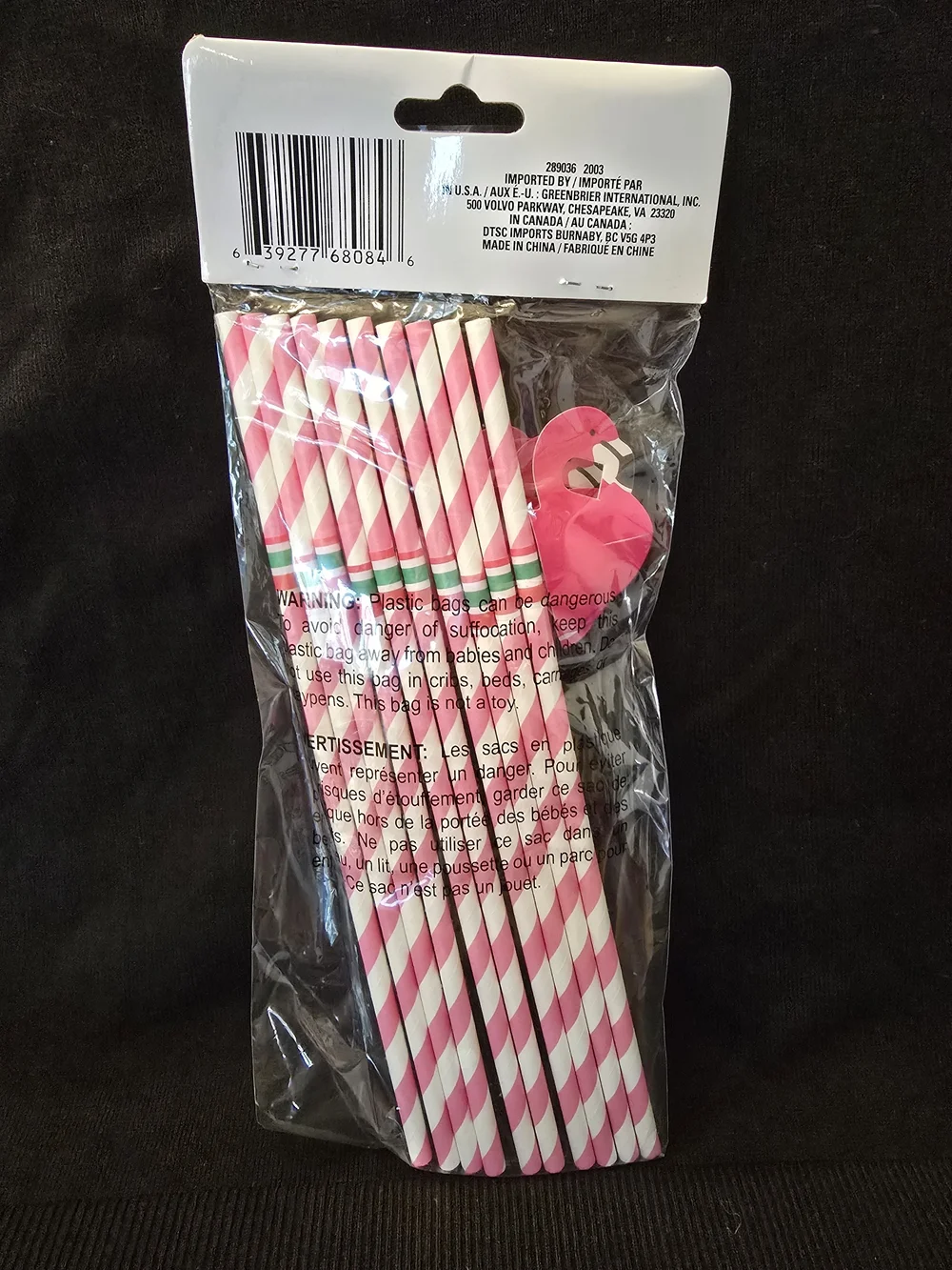 3 Pc Party Flamingo Pink Drink Set! - Ice Cube Tray, Paper Straws, & Napkins - Picture 4 of 7